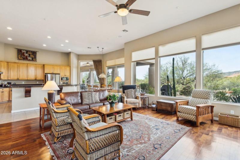 Living Room w/Stunning Views