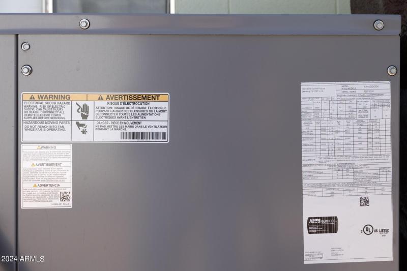 AC Unit Data Panel