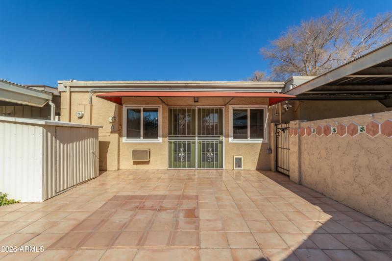 Rear Patio