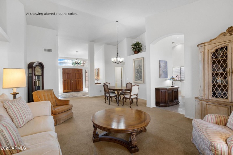 Escuda living room white