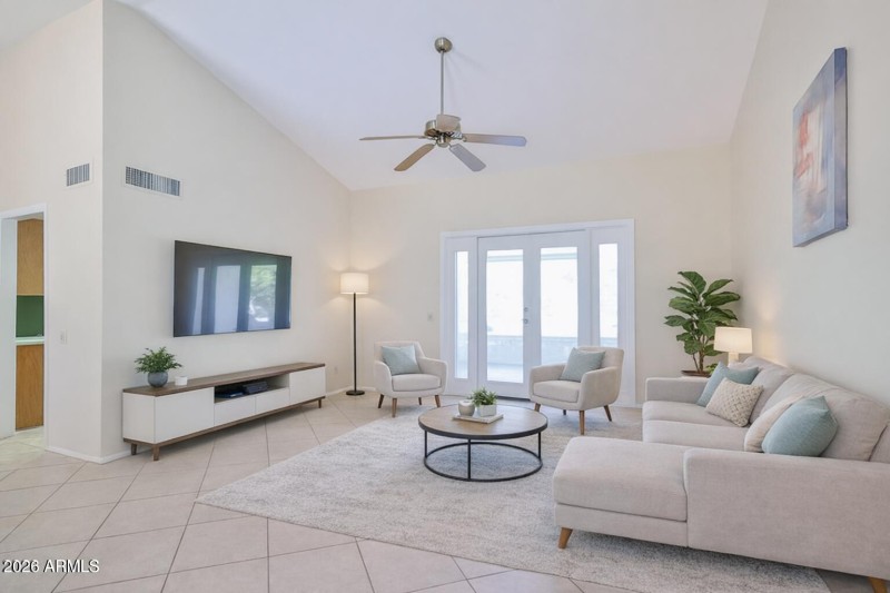 modern minimalist living room