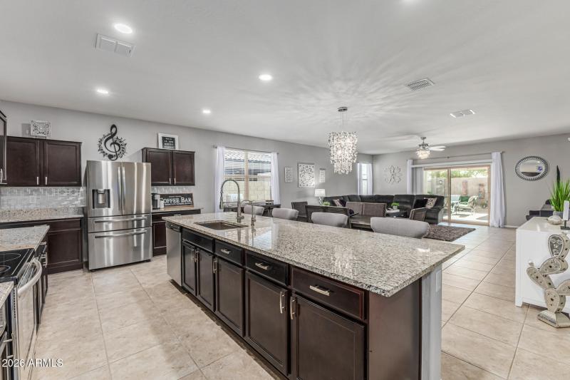 Kitchen Island Is Great For Entertaining