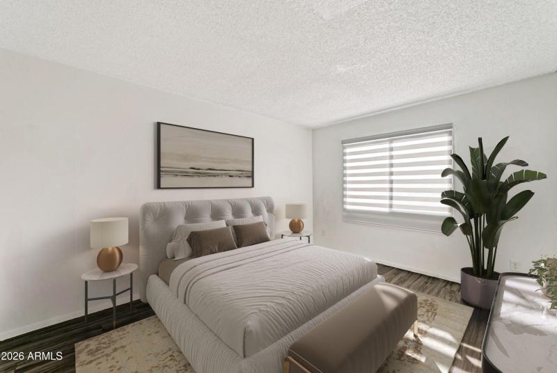 Bedroom Digitally Staged