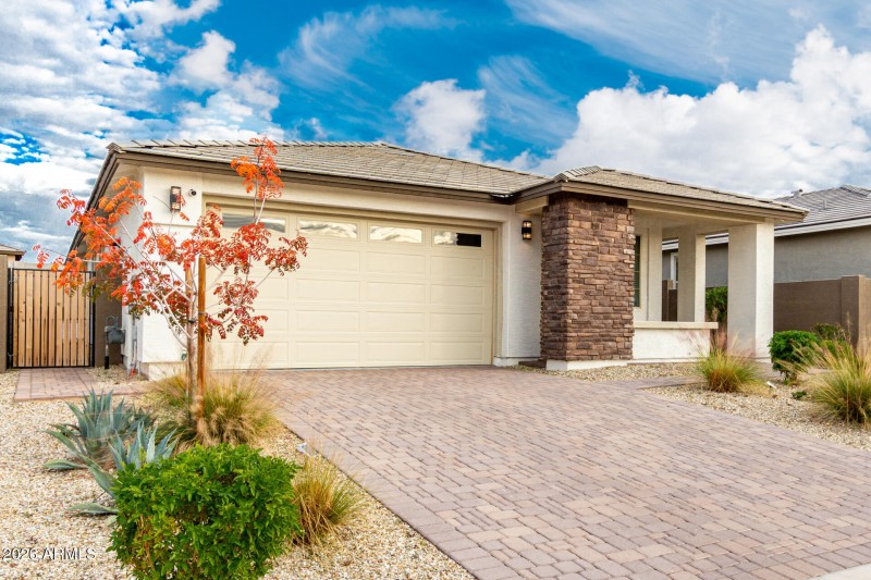 Front view from street