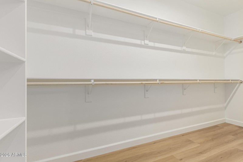 Primary walk-in closet very spacious