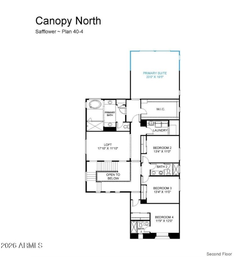 Second Floor Floorplan