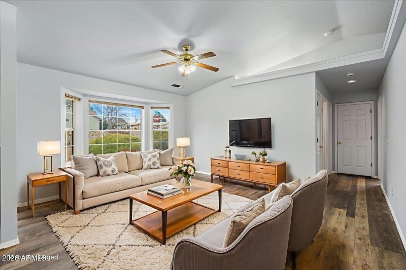 Living Room Virtually Staged