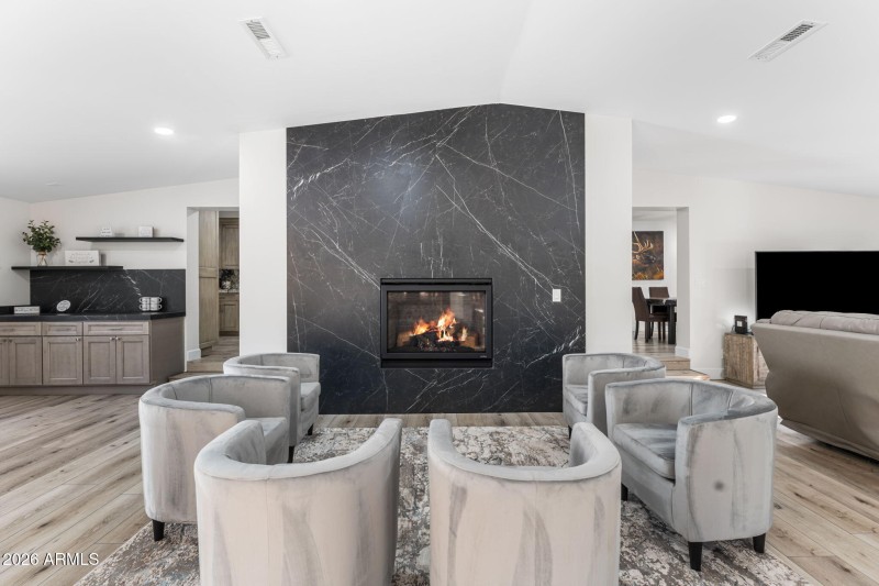 Living Room Fireplace Area