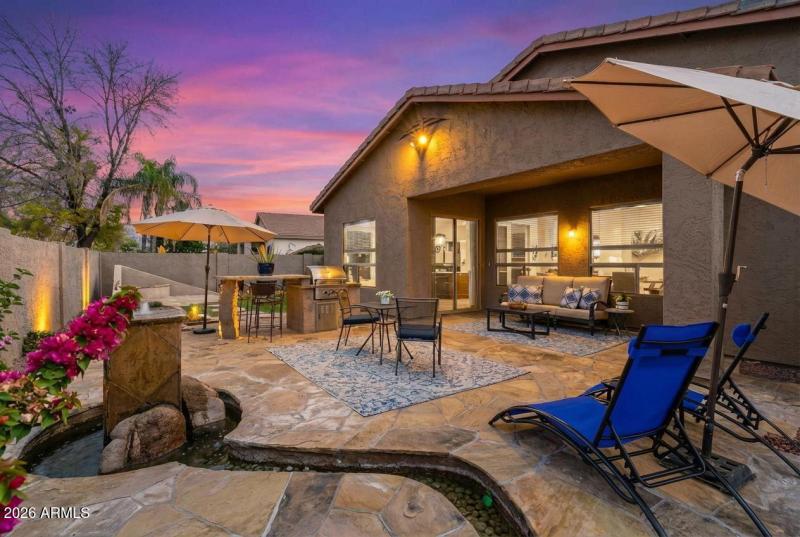 Inviting outdoor sanctuary