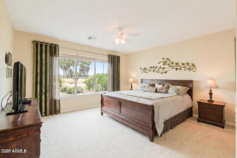 Golf views from Primary bdrm