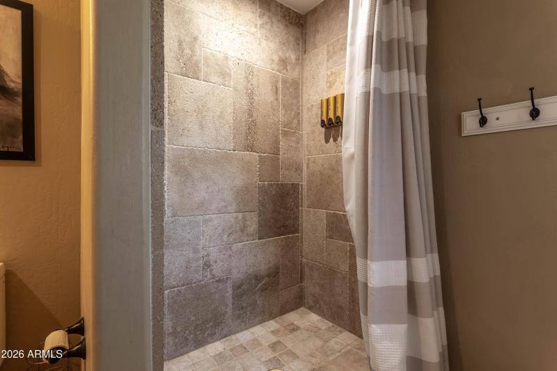 downstairs hall shower
