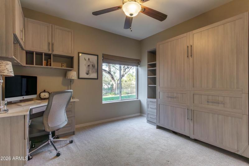 downstairs bedroom 1 with murphy bed