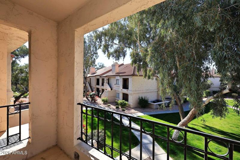 Primary Bedroom-Covered Balcony-View