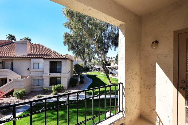 2nd Covered Balcony-View