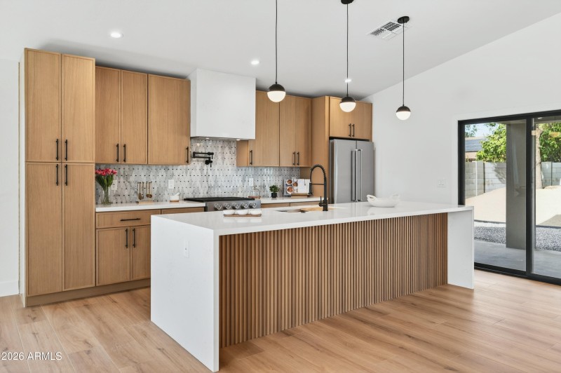 Island with Waterfall