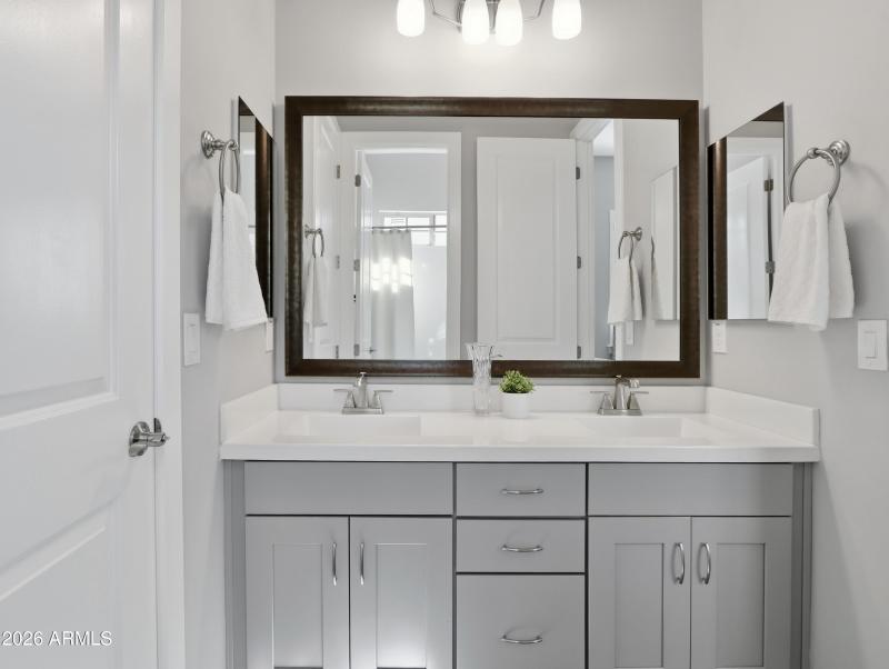 Double Sink Shared Bath