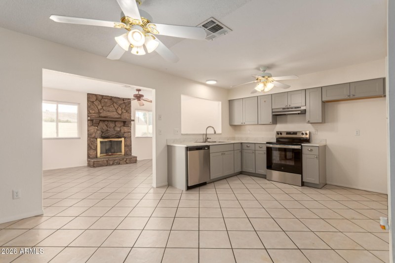Kitchen and Dining Area