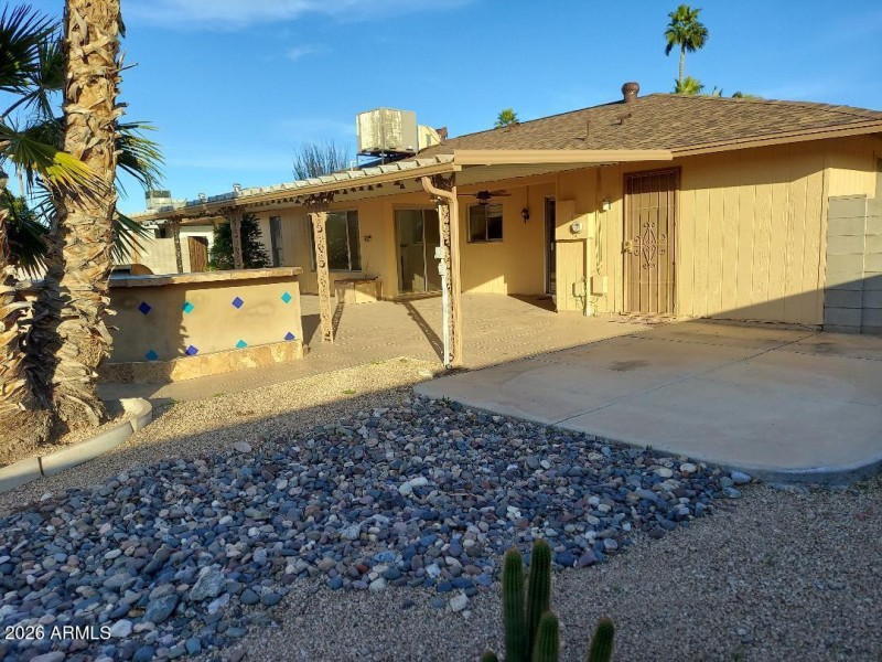 uncovered patio extension