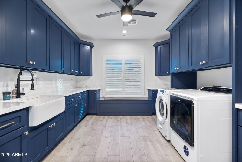 Huge laundry room