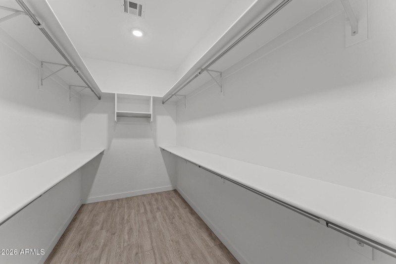 Primary Suite Walk In Closet