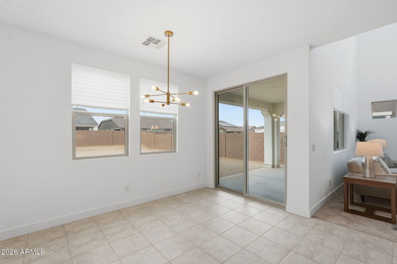 Dining Area & Backdoor