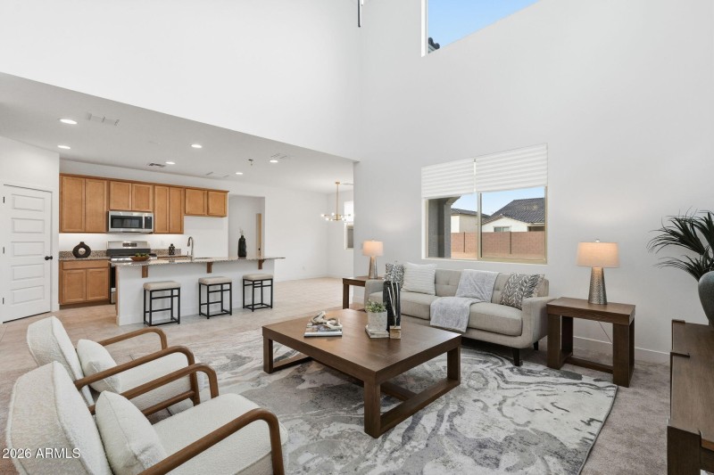 Living Room & Kitchen