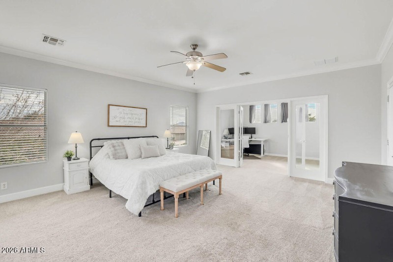 Primary Bedroom to Sitting Area