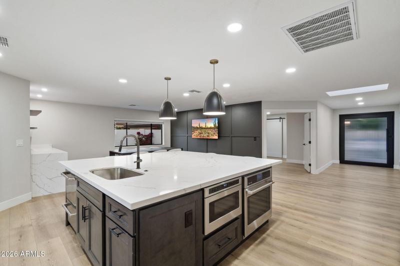 Open Kitchen & Living Flow