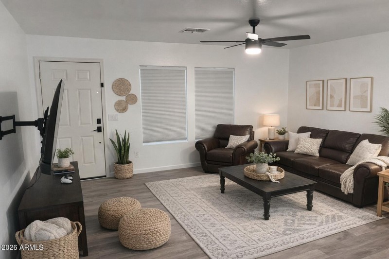 Virtually Staged living room (4)