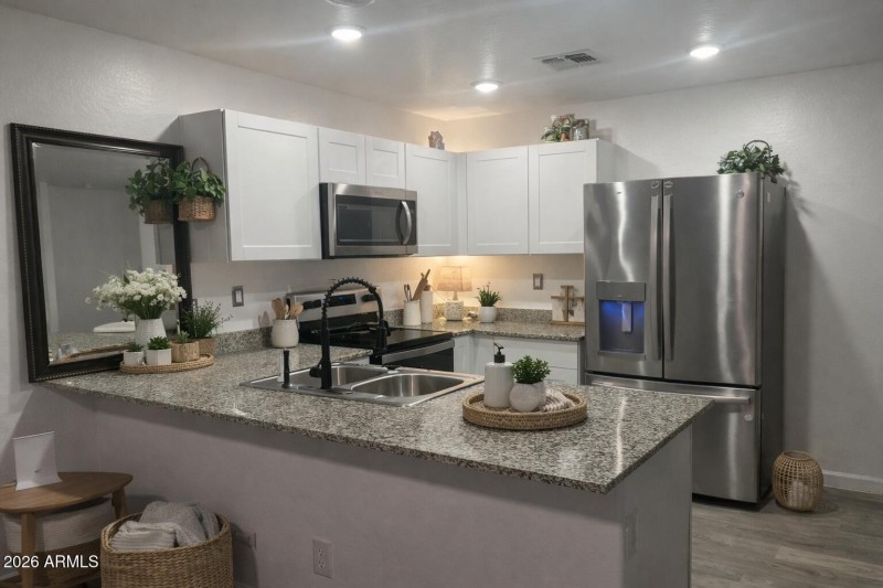 Virtually Staged Kitchen