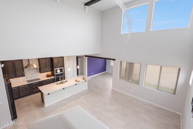 Overlooking Great room and Kitchen