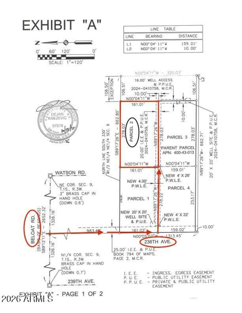 PLOT PLAN PARCEL 2