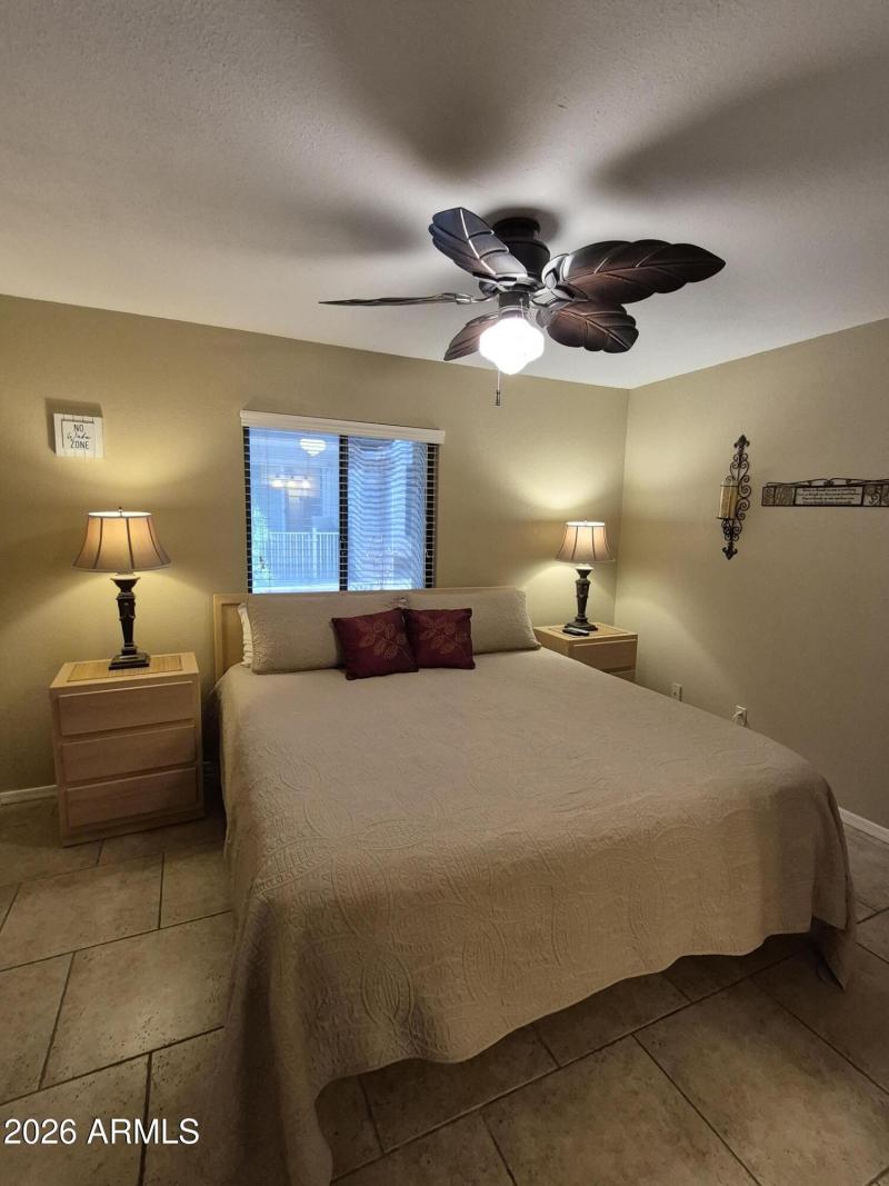 Primary bedroom California King bed