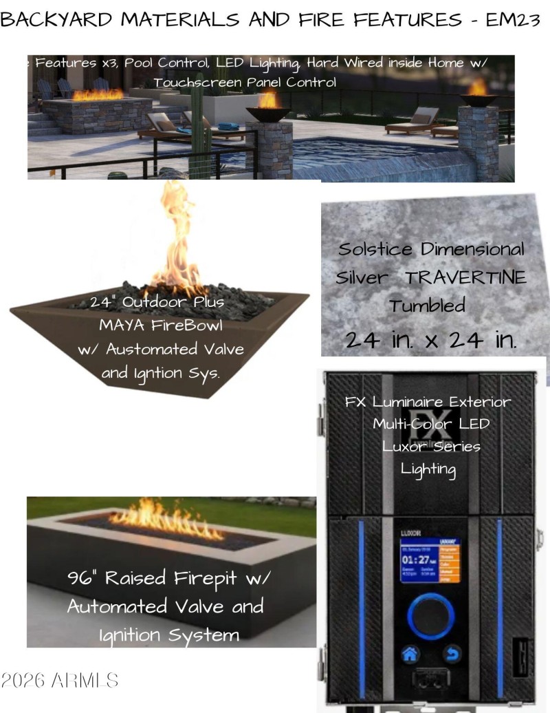 EM23 Backyard Materials and Fire Feature