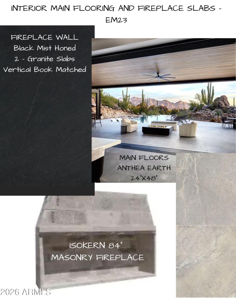 EM23 Interior Main Flooring and Fireplac