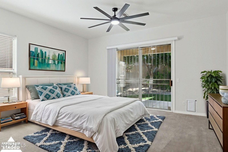 Staged Primary Bedroom