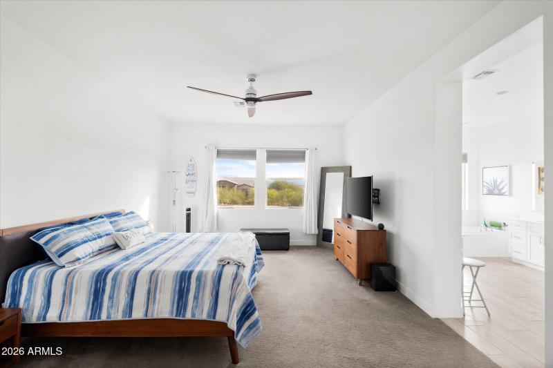 Primary Bedroom with views of Four Peaks