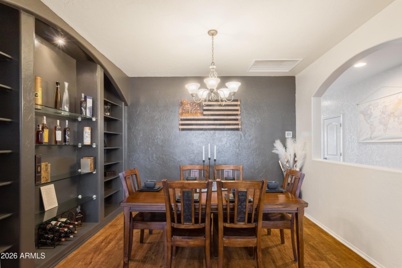 Elegant formal dining room