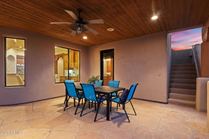 080_Stairs To Rooftop Patio Lights