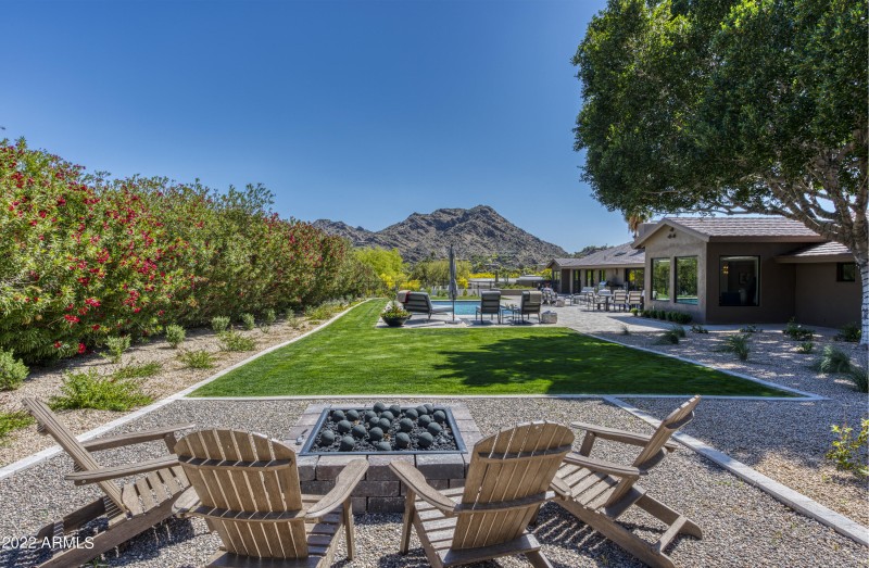 Fireside Backyard View