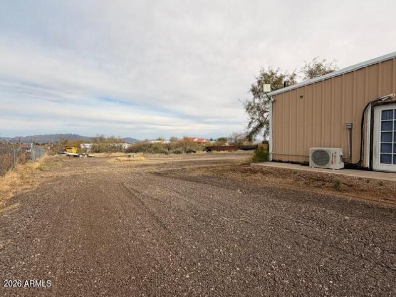 West side of the building