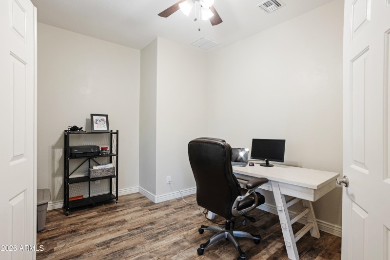 Office/Den with French Doors
