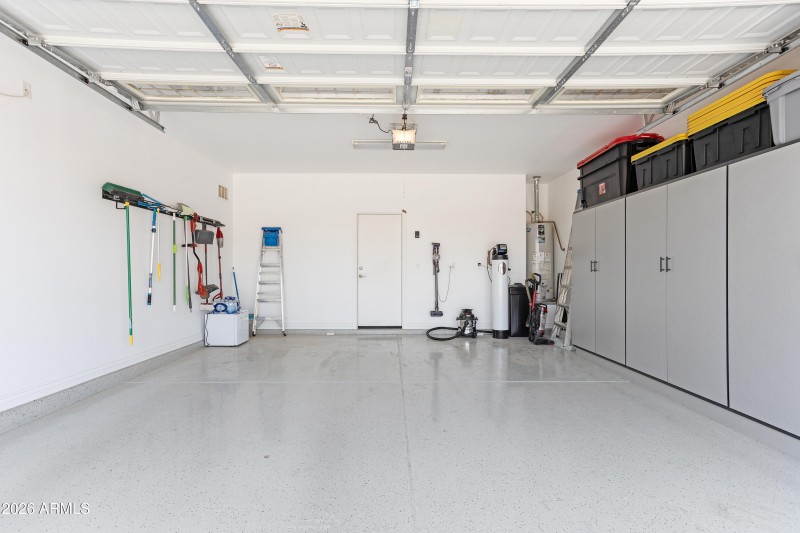 Finished Garage and New Epoxy Flooring