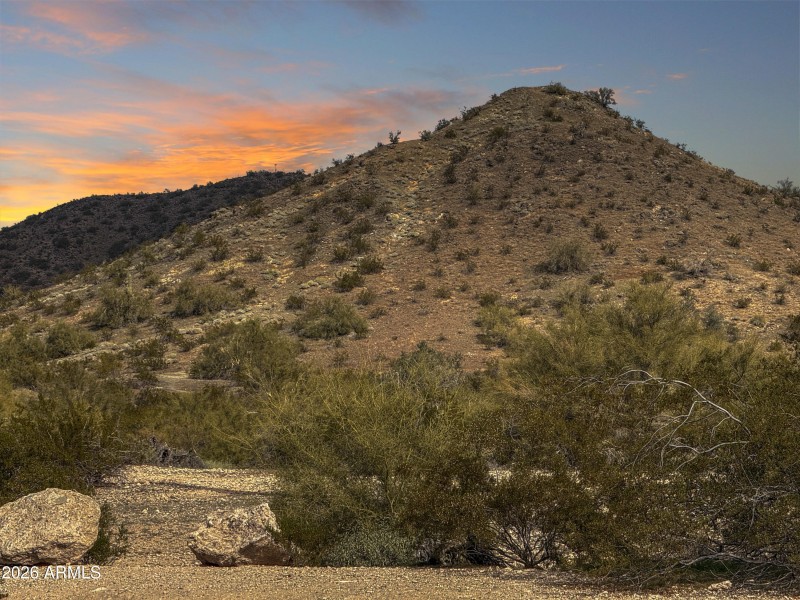 Mountain at the end of the street