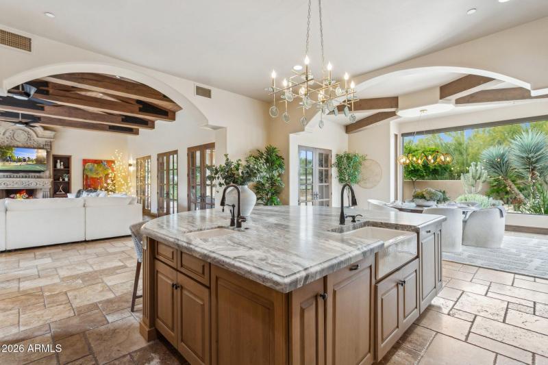 Kitchen opens to Great Room