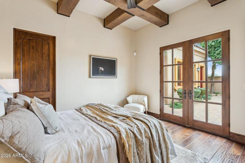 Secondary Bedroom opens to courtyad