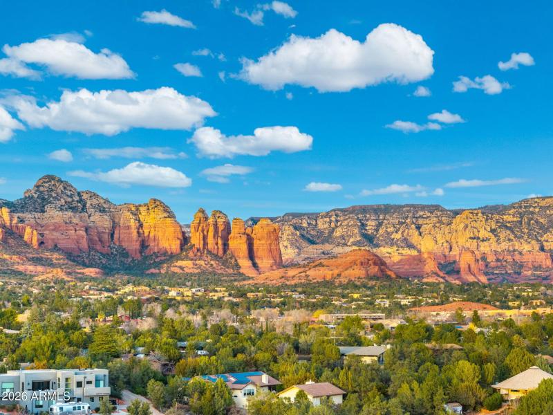 Aerial of Sedona