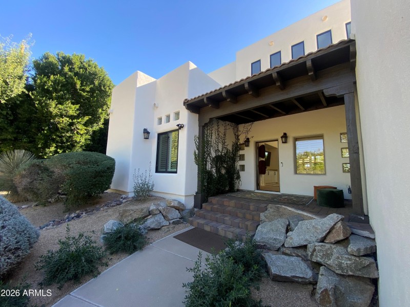 Inviting front entrance