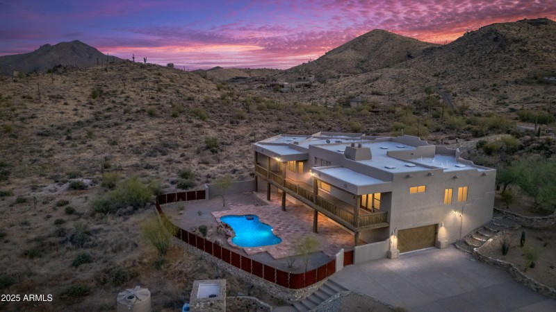 Rear and Side Elevation