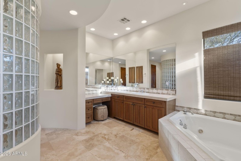 Glass-Block Master Shower